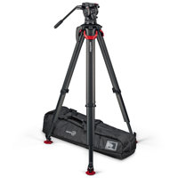 

Sachtler aktiv10 Sideload Fluid Head System with Flowtech100 Tripod, Rubber Feet