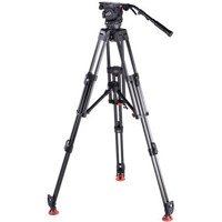 

Sachtler 1973 System 7+7 HD MCF with Cine 7+7 HD Fluid Head, Carbon Fiber Tripod Legs ENG 2 CF HD, Mid-Level Spreader 100/150, Rubber feet 100/150, Padded Bag ENG/EFP, Supports 48 lbs, Maximum Height 68"