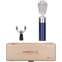 

Schoeps V4 SGV Set, Includes Vocal Microphone, Wooden Case, Stand Clamp, Threaded Adapter, Blue