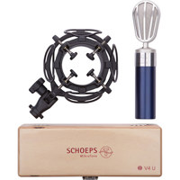 

Schoeps V4 USM Set, Includes Vocal Microphone, Wooden Case, Lyre Shockmount, Blue