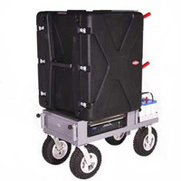 

Studio Carts SKB Sound Cart with 2x 12" Rigid and 2x 12" Swivel Pneumatic Wheels