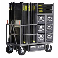 

Studio Carts Kino Cart with 2x 10" Rigid and 2x 10" Swivel Pneumatic Wheels