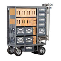 

Studio Carts Grip Primo Cart with 4x 12" Rigid and 2x 12" Swivel Pneumatic Wheels