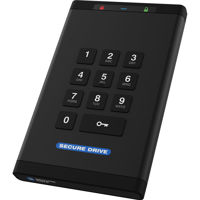 

Secure Data SecureDrive KP 1TB Encrypted External SSD with Keypad Authentication