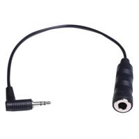 

Sound Devices XL-14 12" Headphone Extension Cable with 3.5mm Male TRS to 1/4" Female TRS Jack for 302 and 7-Series Recorders