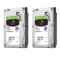 

Seagate 2 Pack IronWolf 2TB NAS Internal Hard Drive - CMR 3.5" SATA 6Gbps, 5900 RPM, 64MB Cache, 180Mbps Data Transfer Rate