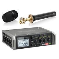 

Sennheiser AMBEO 3D Virtual Reality VR Microphone with Zoom F4 Multitrack Field Recorder