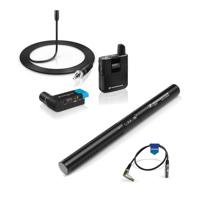 

Sennheiser AVX-ME 2 Camera Mountable Lavalier Wireless Set Includes Plug-On Receiver, Bodypack Transmitter, ME 2 Mic, Energy Pack, Shoe Mount Cable - WITH Sennhisr MKE 600 Shotgun Mic, XLR Cable 1.5"
