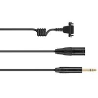

Sennheiser CABLE-II-X3K1-GOLD 2m Straight Audio Cable, XLR 3-Pin and 1/4" Jack Plug with Gold Plated Contacts for HMD Series Headphones
