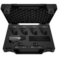 

Sennheiser Drum Kit 600 Drum Microphone Package, Includes 1x e 602-II Cardioid Mic, 4x e 604 Cardioid Mic, 2x e 614 Super-Cardioid Condenser Mic, Case With Die-Cut Foam