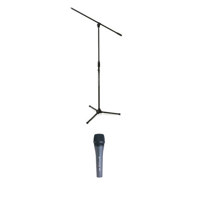 

Sennheiser e 835 Wired Cardioid Handheld Dynamic Lead Vocal Stage Microphone - Bundle with - Ultimate Support MC-40 Microphone Stand