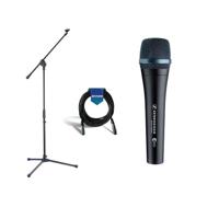 

Sennheiser e 935 Wired Professional Cardioid Dynamic Handheld Vocal Microphone with Clip - Bundle With Samson MK10 Lightweight Boom Mic Stand, 20' Heavy Duty 7mm Rubber XLR Microphone Cable