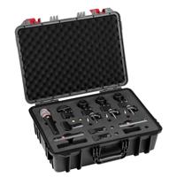 

SE Electronics V PACK ARENA 7-Piece Drum Microphone Kit, Includes V KICK, 3x V Beat, 2x sE8, V7 X Microphone and Case