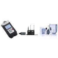 

Sennheiser ew 100 ENG G4 Wireless Combo Set, Bodypack & Plug-on Transmitter, ME 2 Lav Omni Mic, A1: 470 - 516 MHz - Bundle With Zoom H4n Pro Handy Mobile 4-Track Recorder, Cleaning Kit