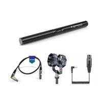 

Sennheiser MKE 600 Shotgun Microphone - Bundle With Sennheiser KA 600 XLR Female to 1/8" TRS Male Connection Cable, Audio-Technica AT8415 Microphone Shock Mount - Right Angle XLR Cable, 1.5"