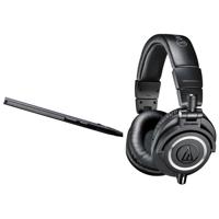 

Sennheiser MKH-416 Short Interference Tube Microphone with M50x Pro Monitor Headphones