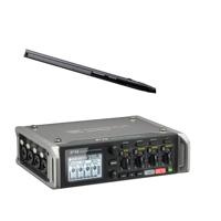 

Sennheiser MKH-416 Short Interference Tube Microphone with Zoom F4 Field Recorder