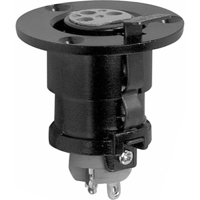 

Sennheiser IS Series 3-pin XLR Female Flange Mount for Fixed Installation, Required Cut-out Hole 24mm (0.94")