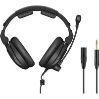 

Sennheiser HMD 300 XQ-2 Closed Over-Ear Broadcast Headset with Boom Microphone and Cable with XLR and 1/4" Jacks