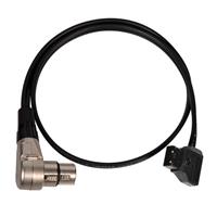 

Sescom 2' Anton Bauer/IDX PowerTap Male to Right Angle 4-Pin XLR Female Power Cable for Blackmagic Studio Camera
