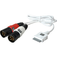 

Sescom SES-IPOD2-AUDIO iPod Dock Connector to Left & Right XLR Male