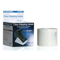 

Seiko Instruments SLP-SRLC 2-1/8x4" Shipping Labels, Clear, 220/Roll