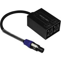 

Sescom speakON Breakout Audio Box with NL4 to Two NL4 1 Foot Tail & Female 4 Pole Cable Connector