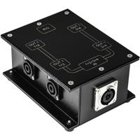 

Sescom speakON Parallel Splitter Audio Box with NL8 to Four NL4 Chassis Connectors