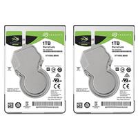

Seagate 2 Pack BarraCuda 1TB 2.5" Internal Laptop Hard Drive, 5400 RPM, SATA 6Gb/s, Up to 140MB/s Data Transfer Rate