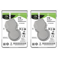 

Seagate 2 Pack BarraCuda 1TB 2.5" Internal Laptop Hard Drive, 5400 RPM, SATA 6Gb/s, Up to 140MB/s Data Transfer Rate