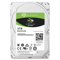 

Seagate BarraCuda 3TB 2.5" Internal Laptop Hard Drive, 5400 RPM, SATA 6Gb/s, Up to 140MB/s Data Transfer Rate