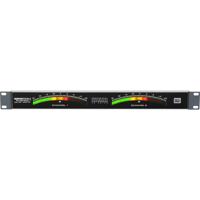 

Sescom 1RU Balanced Stereo Analog Audio Reference VU Meter, Controlled Ballistic 40-LED per Channel Display