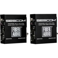 

Sescom Portable Battery Operated 2-Channel Mic & Line Level Audio Over Single Fiber Extender Kit