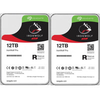 

Seagate 2 Pack IronWolf Pro 12TB 3.5" Hard Drive, SATA 6GB/s, 7200RPM