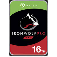 

Seagate IronWolf Pro 16TB NAS Internal Hard Drive - CMR 3.5" SATA 6Gbps, 7200 RPM, 256MB Cache, 250Mbps Data Transfer Rate