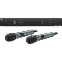 

Sennheiser Wireless Dual-Vocal Set, Includes 2x SKM 825-XSW-A Handheld Microphones and EM-XSW 1 Dual-Channel Stationary Receiver, Frequency A: 548 to 572 MHz