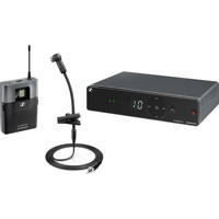 

Sennheiser XSW 1-908-A Wireless Brass Set, Includes SK-XSW Bodypack Transmitter, e908T Gooseneck Condenser Microphone, EM-XSW 1 Switching Diversity Receiver, Frequency Band A: 548-572MHz