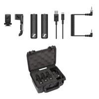 

Sennheiser XSW-D Wireless Digital Portable Base Set, Includes 3.5mm Bodypack Transmitter and 3.5mm Camera-Mount Receiver - With SKB iSeries 3I0705-3 Injection Molded Case