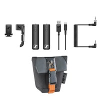 

Sennheiser XSW-D Wireless Digital Portable Base Set, Includes 3.5mm Bodypack Transmitter and 3.5mm Camera-Mount Receiver + 24/7 Traffic Collection Camera Pouch Bag </b>