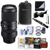 

Sigma 100-400mm f/5-6.3 DG DN OS Contemporary Lens for Sony E - Bundle with Free Accessories & Mac Software Suite