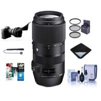 

Sigma 100-400mm F5-6.3 DG OS HSM Lens for Canon EF - Bundle With 67mm Filter Kit, Lens Wrap, Flex Lens Shade, Cleaning Kit, Capleash II, Software Package,