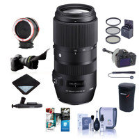 

Sigma 100-400mm F5-6.3 DG OS HSM Lens for Nikon DSLR Cameras - Bundle With 67mm Filter Kit, Flex Lens Shade, Peak Lens Changing Kit Adapter, FocusShifter DSLR Follow Focus, Software Package, And More