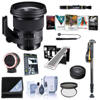 

Sigma 105mm f/1.4 DG ART HSM Lens for Nikon DSLR - Bundle