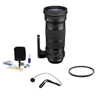 

Sigma 120-300mm f/2.8 DG OS APO HSM Zoom Lens for Nikon DSLR Cameras - Bundle - with B + W 105mm UV Haze Glass Filter, Flashpoint CapKeeper 2 Lens Cap Leash and Adorama Cleaning Kit