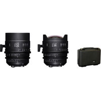 

Sigma 135mm T2 and 14mm T2 FF High Speed Prime Cine Lens Set with Case, Metric, Canon EF Mount