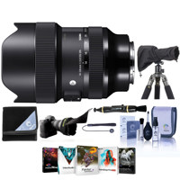 

Sigma 14-24mm f/2.8 DG DN ART Zoom Lens for Leica L-Mount - Bundle With Lens Wrap, LensCoat RainCoat Rain Sleeve Black, Cleaning Kit, Flex Lens Shade, Capleash, PC Software Package, And More