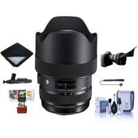 

Sigma 14-24mm f/2.8 DG HSM ART Wide-Angle Zoom Lens, for Sigma DSLR Cameras - Bundle With Lens Wrap, Cleaning Kit, Flex Lens Shade, Lens Cleaner, Capleash II, Mac Software Package,