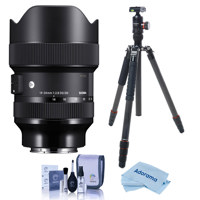 

Sigma 14-24mm f/2.8 DG DN ART Lens for Sony E-Mount - Bundle With FotoPro X-Go Max Carbon Fiber Tripod with Built-In Monopod, FPH-62Q Ball Head, Cleaning Kit, Microfiber Cloth