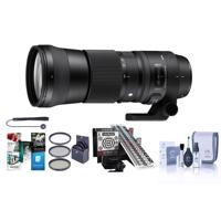 

Sigma 150-600mm F5-6.3 DG OS HSM "Contemporary" Lens for Sigma - Bundle with LensAlign MkII Focus Calibration System, 95mm Filter Kit, Cleaning Kit, Lens Cap Leash, Pro Software Package