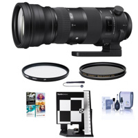 

Sigma 150-600mm F5-6.3 DG OS HSM Sport Lens for Canon EF - Bundle With LensAlign Mk II Focus Calibration System, UV Filter, Cleaning Kit, Lens Cap Leash, CPL Filter, PC Software Package
